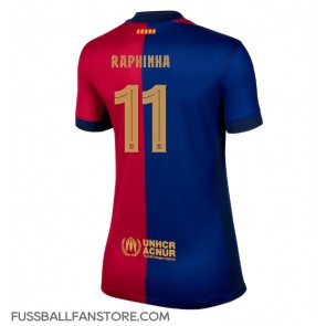 Barcelona Raphinha Belloli #11 Replik Heimtrikot Damen 2024-25 Kurzarm